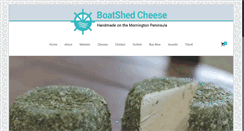 Desktop Screenshot of boatshedcheese.com